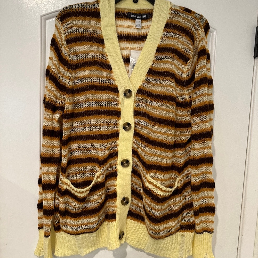 NEW UO Alston Stripe Cardigan NWT